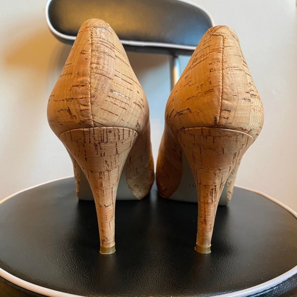 NineWest - Open Toe Stiletto Heels - Picture 2 of 4